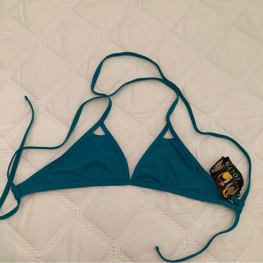 Jolyn Finn Bikini Top in Ocean